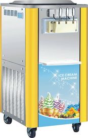 주스 상점을 위한 BQ336 스테인리스 지면 유형 아이스크림 기계 540x770x1420mm