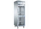Aspera 수입된 압축기 4개의 이동할 수 있는 피마자를 가진 6개의 유리 문 상업적인 부엌 냉장고