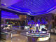 파란 지도된 전시 대중음식점 뷔페 카운터/상업적인 뷔페 서빙 테이블