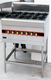 바닥 타입 40KW 상업용 가스 요리 오븐 4-8 번터