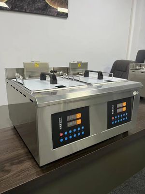 다기능 스테인레스 스틸 딥 프라이어 자동 리프팅 오일 프라이링 머신 닭고기 컷 프렌치 프라이 감자 생선